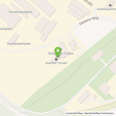 Standortübersicht der Benzin-Super-Diesel Tankstelle: Gulf Autohof Treuen in 08233, Treuen