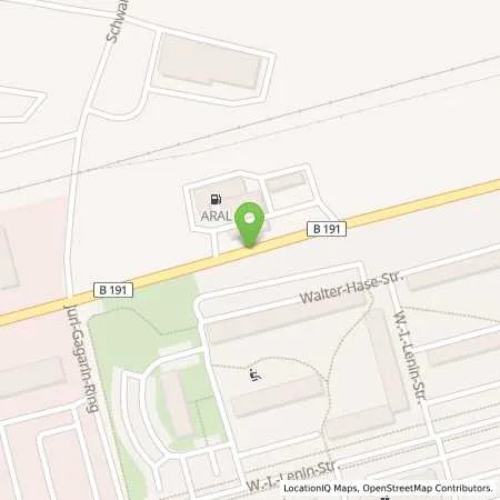 Standortübersicht der Tankstelle Aral Tankstelle in 19370 Parchim