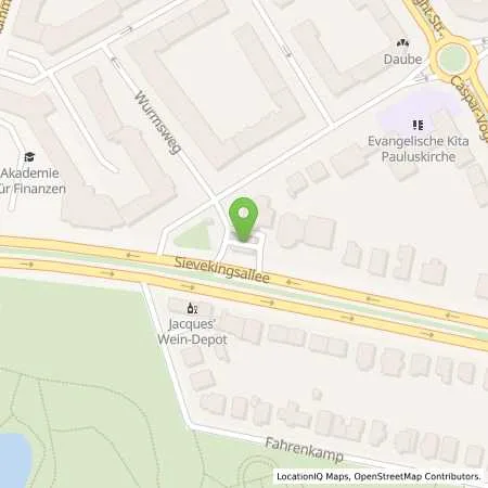 Standortübersicht der Tankstelle Esso Tankstelle in 20535 HAMBURG