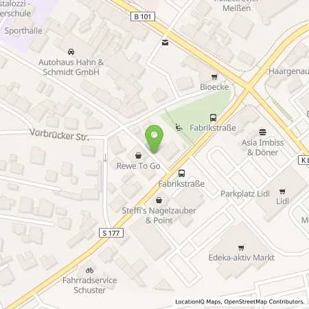 Standortübersicht der Tankstelle Aral Tankstelle in 01662 Meißen