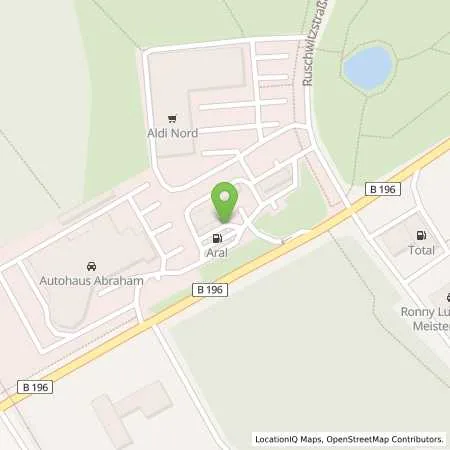 Standortübersicht der Tankstelle Aral Tankstelle in 18528 Bergen
