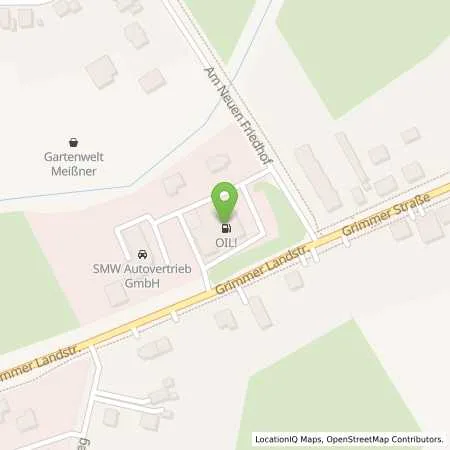 Standortübersicht der Tankstelle OIL! Tankstelle Greifswald in 17489 Greifswald