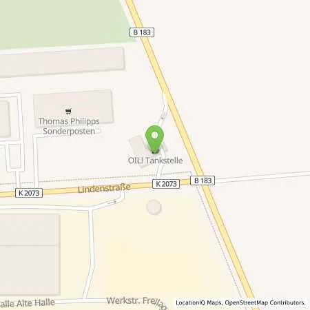 Standortübersicht der Tankstelle OIL! Tankstelle Weißandt-Gölzau in 06369 Weißandt-Gölzau