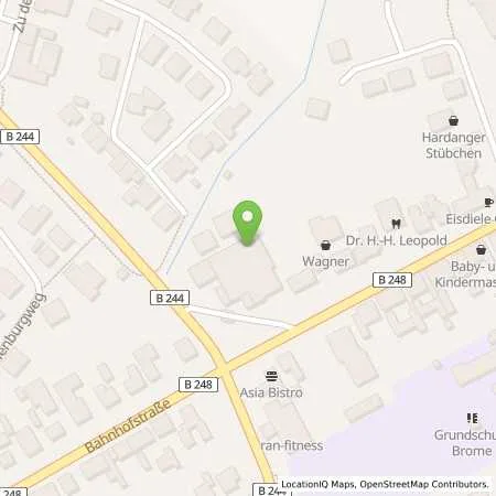 Standortübersicht der Tankstelle Raiffeisen Waren GmbH in 38465 Brome