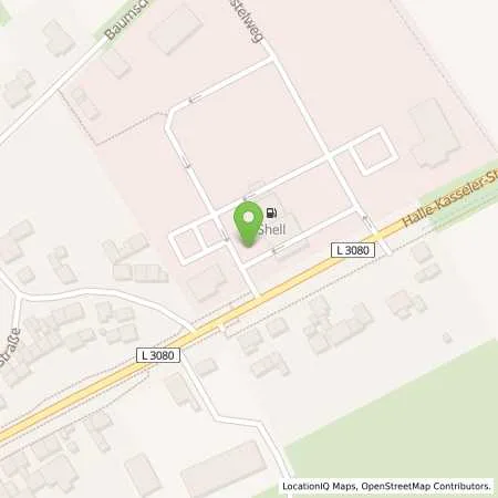 Standortübersicht der Tankstelle Shell Niedergebra Halle-Kasseler-Str. 262 in 99759 Niedergebra