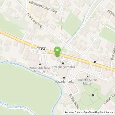 Standortübersicht der Tankstelle Aral Tankstelle in 34626 Neukirchen