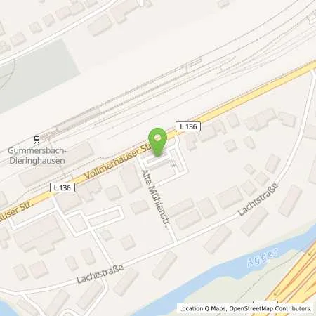 Standortübersicht der Tankstelle BELL Oil in 51645 Gummersbach