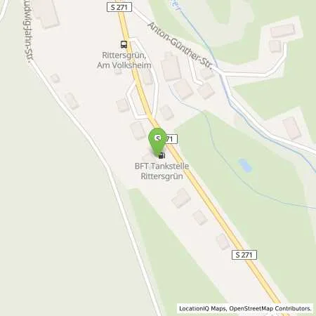 Standortübersicht der Tankstelle bft- Tankstelle & Sevice Station in 08359 Breitenbrunn