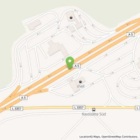 Standortübersicht der Benzin-Super-Diesel Tankstelle: Esso Tankstelle in 35305, Gruenberg