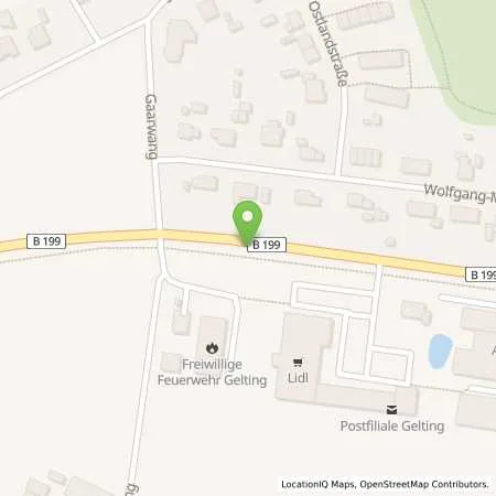 Standortübersicht der Tankstelle star Tankstelle in 24395 Gelting