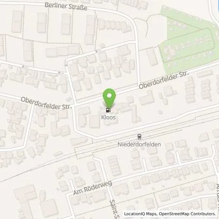 Standortübersicht der Tankstelle Esso Tankstelle in 61138 NIEDERDORFELDEN