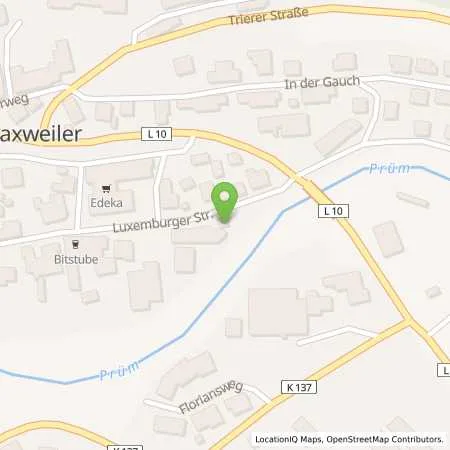 Standortübersicht der Tankstelle Franz-Josef Schaus in 54649 Waxweiler