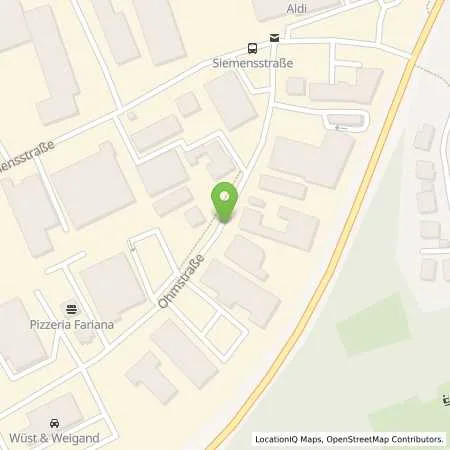 Standortübersicht der Tankstelle Firma Eberler in 91161 Hilpoltstein