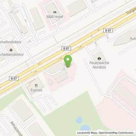 Standortübersicht der Tankstelle Shell Leipzig Torgauer Str. 308 in 04347 Leipzig