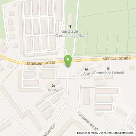 Standortübersicht der Tankstelle Aral Tankstelle in 04600 Altenburg