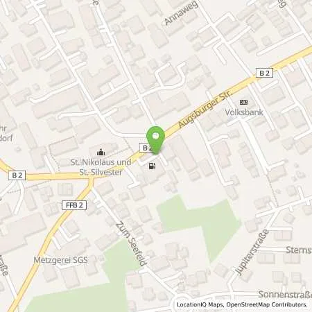 Standortübersicht der Tankstelle Shell Mammendorf Augsburger Str. 49 in 82291 Mammendorf