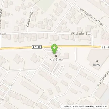 Standortübersicht der Tankstelle Aral Tankstelle in 63150 Heusenstamm