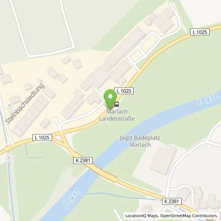 Standortübersicht der Tankstelle BAGeno Marlach in 74214 Schöntal (Marlach)