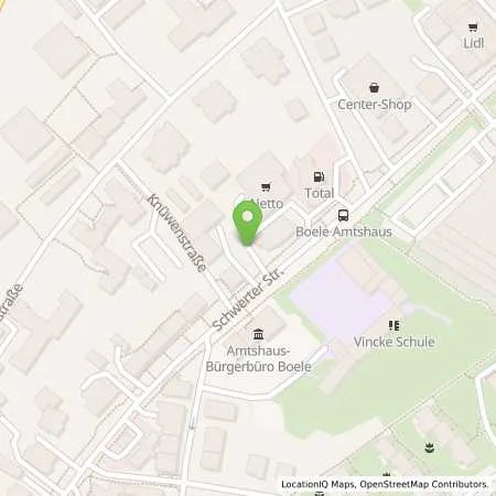 Standortübersicht der Tankstelle TotalEnergies Hagen-Boele in 58099 Hagen (Boele)