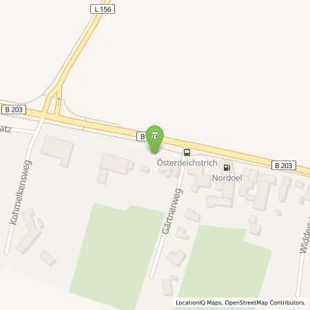 Standortübersicht der Tankstelle Volker Wilkens in 25761 Oesterdeichstrich