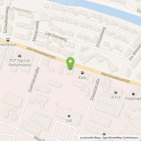 Standortübersicht der Tankstelle Esso Tankstelle in 97980 BAD MERGENTHEIM