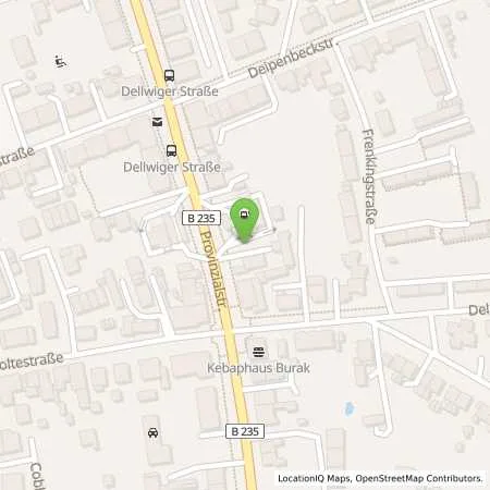 Standortübersicht der Tankstelle JET DORTMUND PROVINZIALSTR. 229 in 44388 DORTMUND