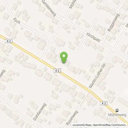 Standortübersicht der Tankstelle Esso Tankstelle in 49525 LENGERICH