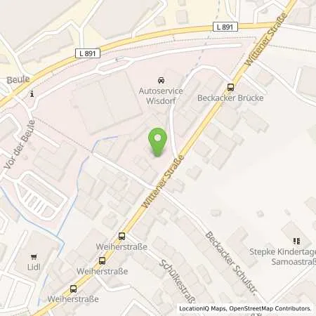 Standortübersicht der Tankstelle Aral Tankstelle in 42277 Wuppertal