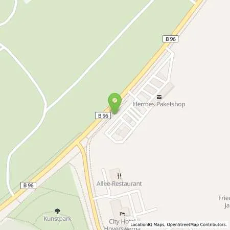 Standortübersicht der Tankstelle star Tankstelle in 02977 Hoyerswerda