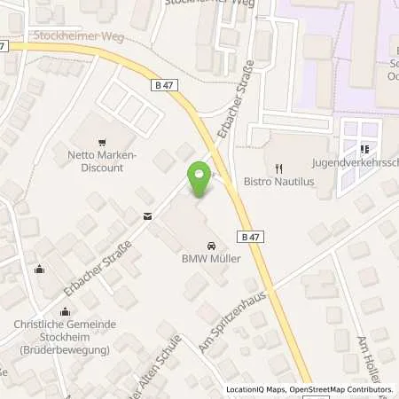 Standortübersicht der Tankstelle Aral Tankstelle in 64720 Michelstadt