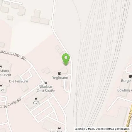 Standortübersicht der Tankstelle Deglmann Tankcenter in 92637 Weiden i.d. Opf.