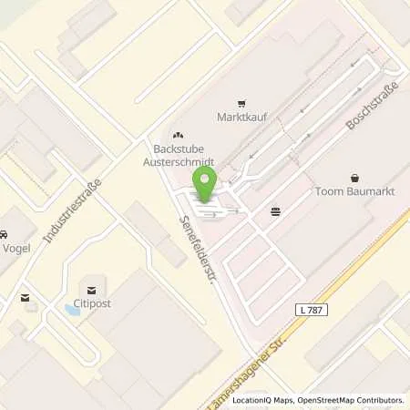 Standortübersicht der Tankstelle Supermarkt C&C Bielefeld Senefelder Str 6 in 33689 Bielefeld