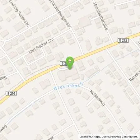 Standortübersicht der Tankstelle Esso Tankstelle in 74918 ANGELBACHTAL