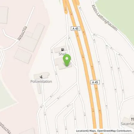 Standortübersicht der Tankstelle Aral Tankstelle, BAT SAUERLAND WEST in 58513 Lüdenscheid