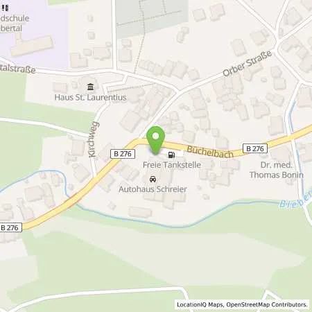 Standortübersicht der Tankstelle Autohaus Schreier GmbH in 63599 Biebergemünd (Bieber)