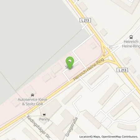 Standortübersicht der Tankstelle Shell Stralsund Heinrich-Heine-Ring 71 in 18435 Stralsund
