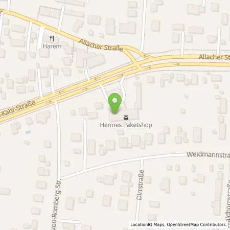 Standortübersicht der Tankstelle ALLGUTH GmbH c/o Roland Pawlik e.K. in 80997 München