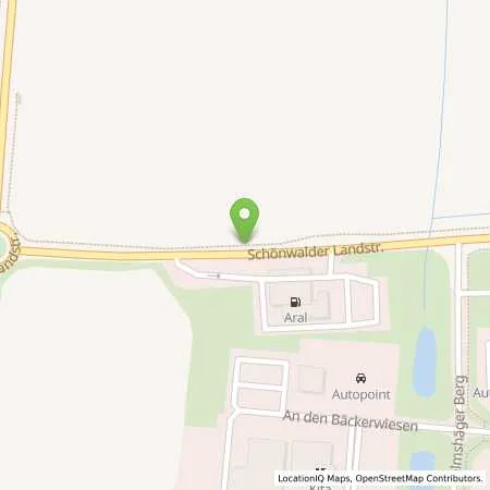 Standortübersicht der Tankstelle Aral Tankstelle in 17489 Greifswald