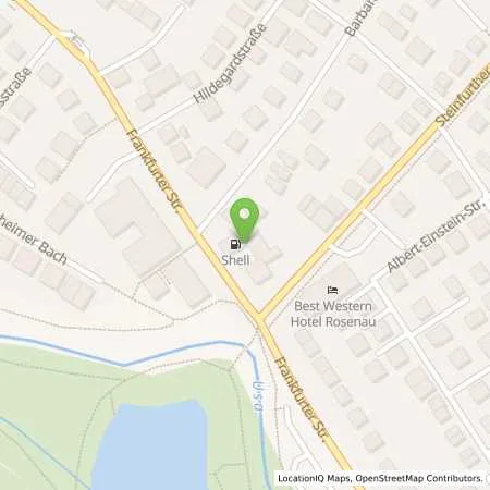 Standortübersicht der Tankstelle Shell Bad Nauheim Frankfurter Str. 135 in 61231 Bad Nauheim