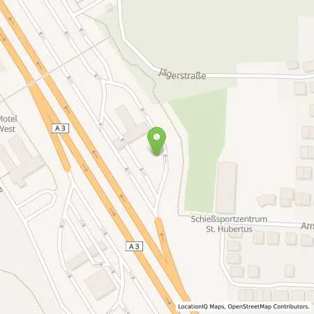 Standortübersicht der Tankstelle Shell Siegburg A3 Siegburg Ost in 53721 Siegburg