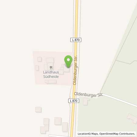 Standortübersicht der Benzin-Super-Diesel Tankstelle: Wardenburg in 26203, Wardenburg