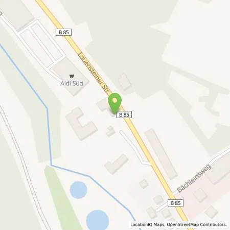 Standortübersicht der Tankstelle Bft Ludwigsstadt Lauensteiner Straße 79 A in 96337 Ludwigsstadt