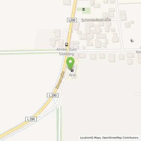 Standortübersicht der Tankstelle Aral Tankstelle in 38448 Wolfsburg