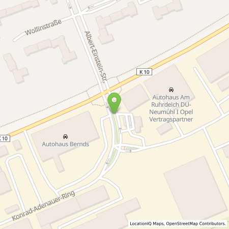 Standortübersicht der Benzin-Super-Diesel Tankstelle: Elan Duisburg-Neumuehl in 47167, Duisburg-Neumuehl