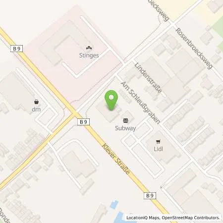 Standortübersicht der Tankstelle Shell Kevelaer Lindenstr. 64 in 47623 Kevelaer