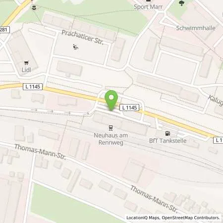 Standortübersicht der Tankstelle Luthardt Martin in 98724 Neuhaus
