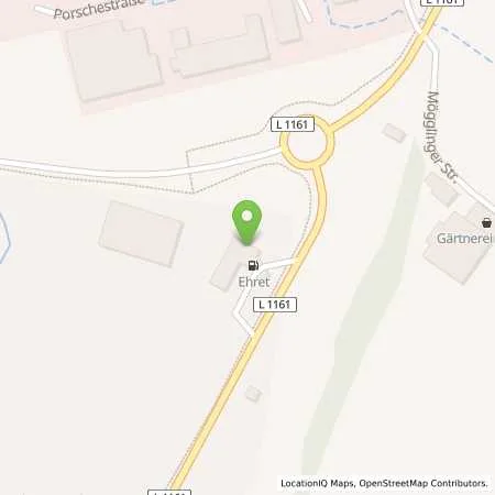 Standortübersicht der Tankstelle Tankstelle Ehret in 73540 Heubach