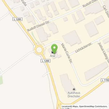 Standortübersicht der Tankstelle Aral Tankstelle in 73770 Denkendorf