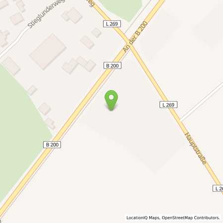 Standortübersicht der Benzin-Super-Diesel Tankstelle: star Tankstelle in 24992, Großjörl