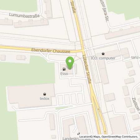 Standortübersicht der Benzin-Super-Diesel Tankstelle: Esso Tankstelle in 39124, MAGDEBURG